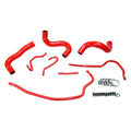 HPS Performance Red Reinforced Silicone Radiator Hose Kit Coolant for Toyota 09-13 Corolla 1.8L