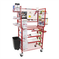 TWO SHELF UTILITY CART W/DRAWER