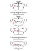 DBA 2018 Audi Q2 Front RP Performance Brake Pads