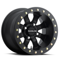 Raceline A71B Mamba 14x7in / 4x156 BP / 30mm Offset / 132.5mm Bore - Satin Black Beadlock Wheel