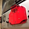 ~(10 lbs. 16X14X6)~ 18 - UP - JL-JLU Tailgate Cover w/LP and Camera Mount - Unfinished Alum Unfinished