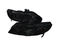 SEDAN OE HEADLIGHTS WITH LED BAR CHROME HOUSING AND SMOKED LENS - USES STOCK BULBS