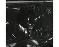 SEDAN OE HEADLIGHTS WITH LED BAR CHROME HOUSING AND SMOKED LENS - USES STOCK BULBS
