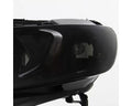 SEDAN OE HEADLIGHTS WITH LED BAR CHROME HOUSING AND SMOKED LENS - USES STOCK BULBS