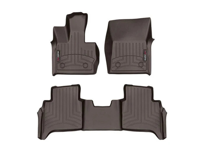 WeatherTech 2019+ Mercedes-Benz AMG G-63 Front & Rear Floorliner - Cocoa