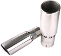 Diamond Eye TIP 4in-5inX16in VENTED/INTERCOOLER ROLLED-ANGLE SLOTTED POLISHED SS 15-DEGREE ANGLE CUT