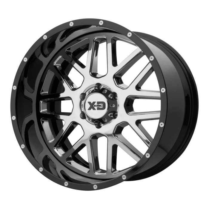 XD201 22X12 5X5.5 CHR BLK MILL LP -44MM