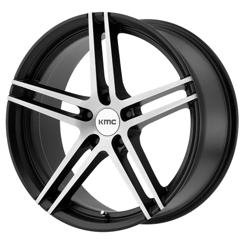 KMC Wheels black auto part