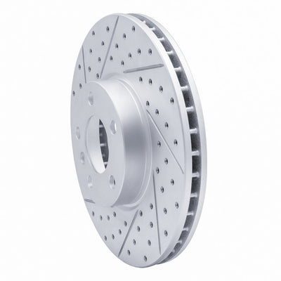 DFC 07-19 BMW X5 Front Left Drilled & Slotted Geoperformance Rotor