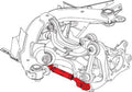 SPC Performance 15-20 Ford Mustang Toe Control Arm