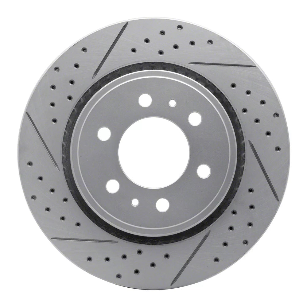 DFC 07-21 Ford F-150 RWD Front Left Drilled & Slotted Geoperformance Rotor
