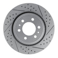 DFC 07-21 Ford F-150 RWD Front Right Drilled & Slotted Geoperformance Rotor