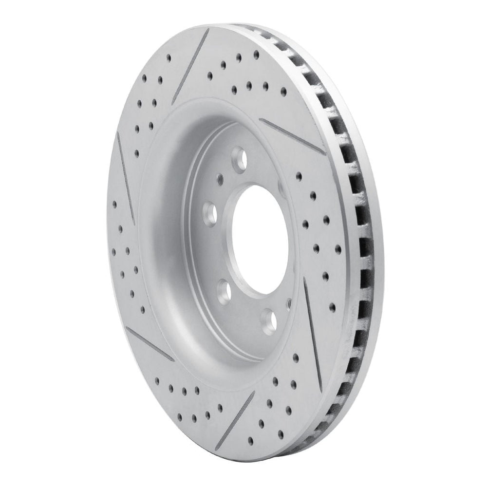 DFC 07-21 Ford F-150 RWD Front Right Drilled & Slotted Geoperformance Rotor