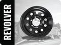 RAMBLER TRAILER ASSY ST225/75R15 LRE ON 15X6 6X5.5 FULL PAINT BLACK 6FORK ALUMINUM WHEEL 2835LCC