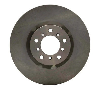 R1 00-03 BMW M5 Left Front Drilled & Slotted Silver Brake Rotor