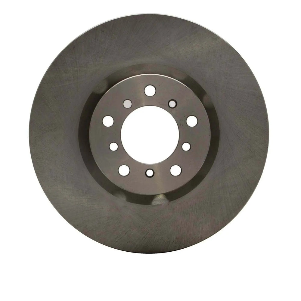 R1 00-03 BMW M5 Left Front Drilled & Slotted Silver Brake Rotor