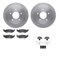 R1 Concepts Brake Rotor- Blank with Optimum Oe Pads Hdw Fits Ford E-150