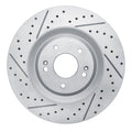 DFC 19-22 Hyundai Veloster N Front Left Drilled & Slotted Geoperformance Rotor