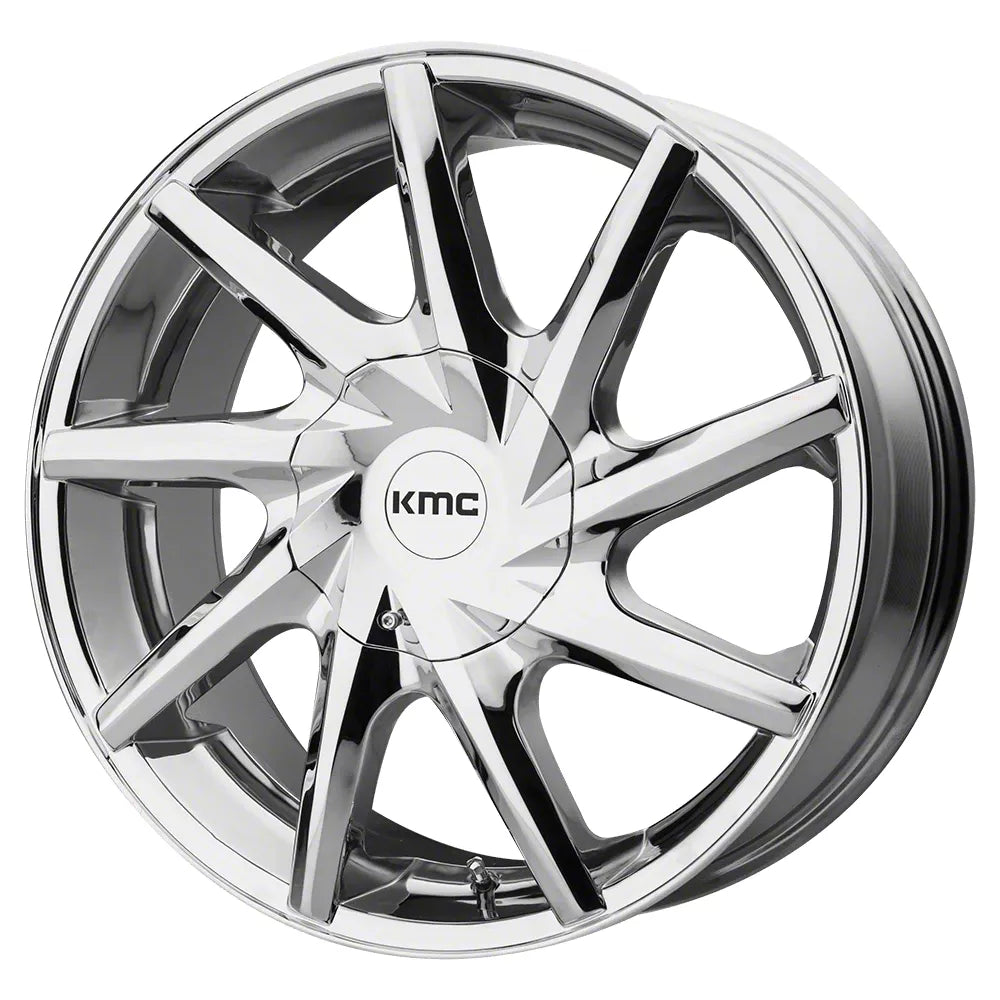 KMC Wheels black auto part
