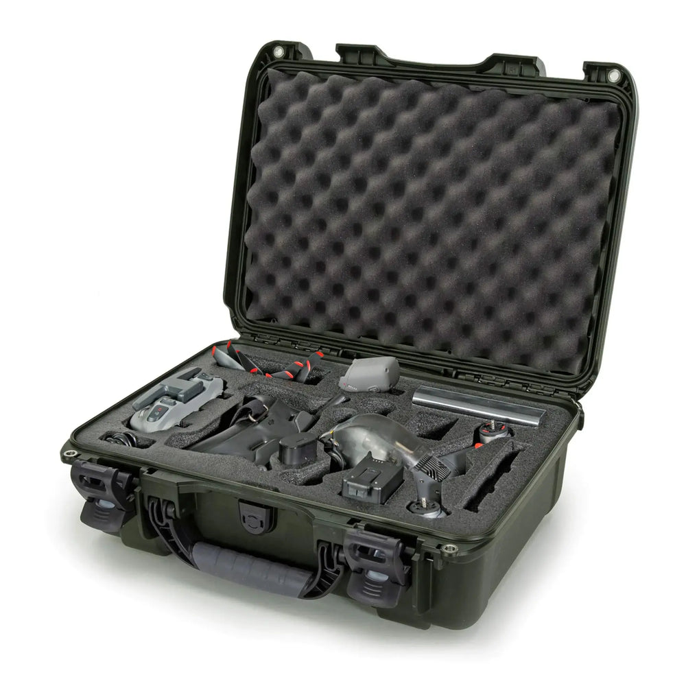 NANUK CASE W/FOAM FOR FPV AIR UNIT GOGGLES AND CNTLROLIVE INTERIOR: 17 X 11.8 X 6.4IN
