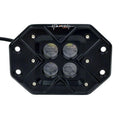 ~(5 lbs. 12X7X4)~ 3 Inch Work Light Flush 20 Watt Flood RGB Accent Seismic Series Quake LED