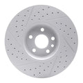 R1 10-16 Volvo Xc60 Front Right Drilled & Slotted Geoperformance Rotor