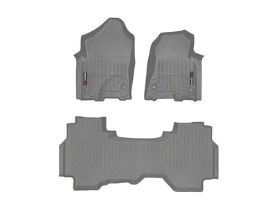 WeatherTech Grey Front and Rear Floorliners Fits -20-24 Dodge RAM 461428-1-4