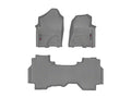 WeatherTech Grey Front and Rear Floorliners Fits -20-24 Dodge RAM 461428-1-4