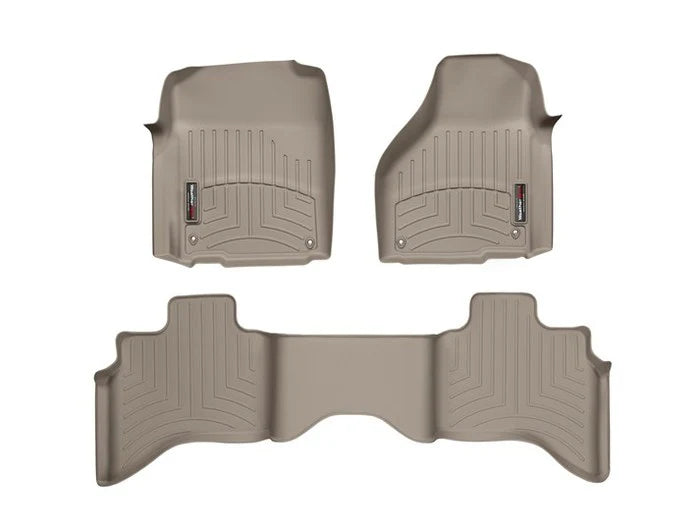 WeatherTech Tan Front and Rear Floorliners Fits -20-13 Ram 1500 454651-452162