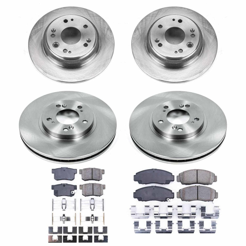 Power Stop 02-04 Acura RL Front & Rear Autospecialty Brake Kit