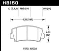 PC STREET BRAKE PADS