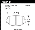 PC STREET BRAKE PADS