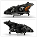 xTune Nissan Altima 13-15 4Dr OE Style Headlights - Black HD-JH-NA134D-AM-BK