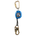 BASELINE 7FT WEB SELFRETRACTING LIFELINE WITH ALUMINUM REBAR HOOK BLACK