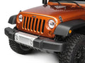Front Bumper Applique Silver 2007-2018 Jeep Wrangler JK / Jku OMIX