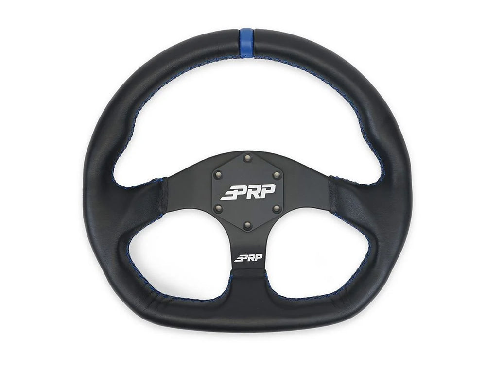 Comp R Leather Steering Wheel Blue