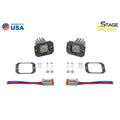 Diode Dynamics Stage Series C1 LED Pod Pro - White Flood Flush ABL (Pair)