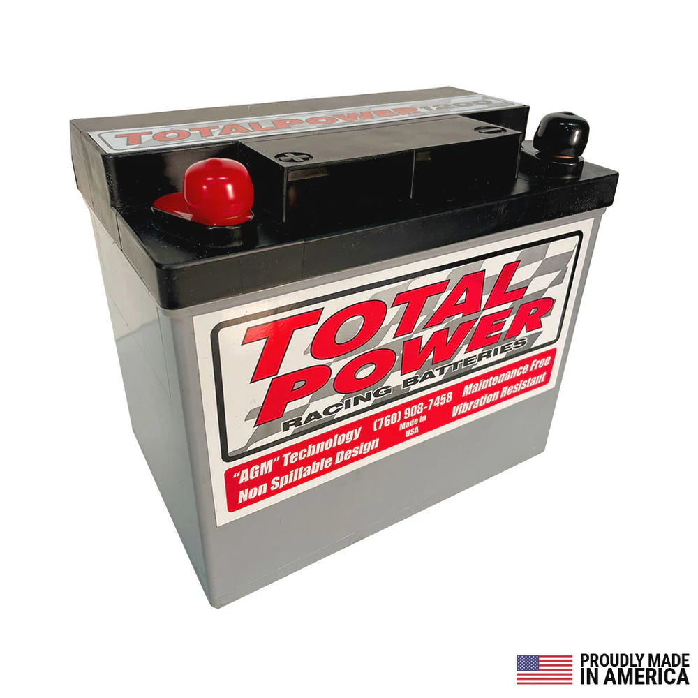 24lb Racing Battery 385 CCA 600CA