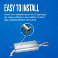 QUIET-FLOW SS MUFFLER ASSEMBLY