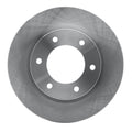 R1 19-25 Ford BRONCO Front Right Drilled & Slotted Black Brake Rotor
