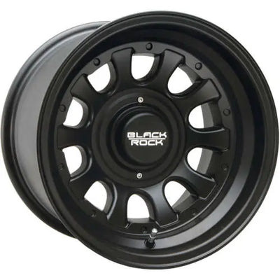 15X8 5X4.5 5X4.75 12mm 909B TYPE D Black Rock Series 909B TYPE D