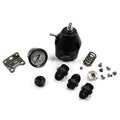DeatschWerks DWR2000 AFPR + Pressure Gauge + 10AN & 8AN Fittings - Anodized Black