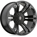 XD778 18X9 6X5.5 M-BLK -12MM