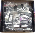 McGard 8 Lug Hex Install Kit w/Locks (Cone Seat Nut) 9/16-18 / 13/16 Hex / 1.75in. Length - Chrome