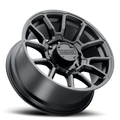 Aluminum Wheels 15x8 Gauge 950B Satin Black Multi Spoke -24 Offset 5 on 139.7 Bolt Pattern 106.5 Bore Raceline