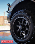 Aluminum Wheels 17x9 Assault 991B Satin Black 18 Offset 5 on 139.7 Bolt Pattern 106.5 Bore Raceline