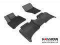 3D MAXpider 2011-2018 Porsche Cayenne Kagu 1st & 2nd Row Floormats - Black