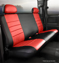 19C RAM 1500 QUAD CAB REAR BENCH SEAT BLACK W/RED CENTER PANELSEAT COVER SEAT C