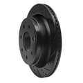 R1 12-14 Ford F-150 Rwd Rear Right Drilled & Slotted Geo-Carbon Rotor