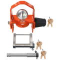 3 PACK KEYED ALIKE DEMCO EZ LATCH 2IN BALL COUPLER LATCH & 2.5IN RECEIVER W/PROTECTOR